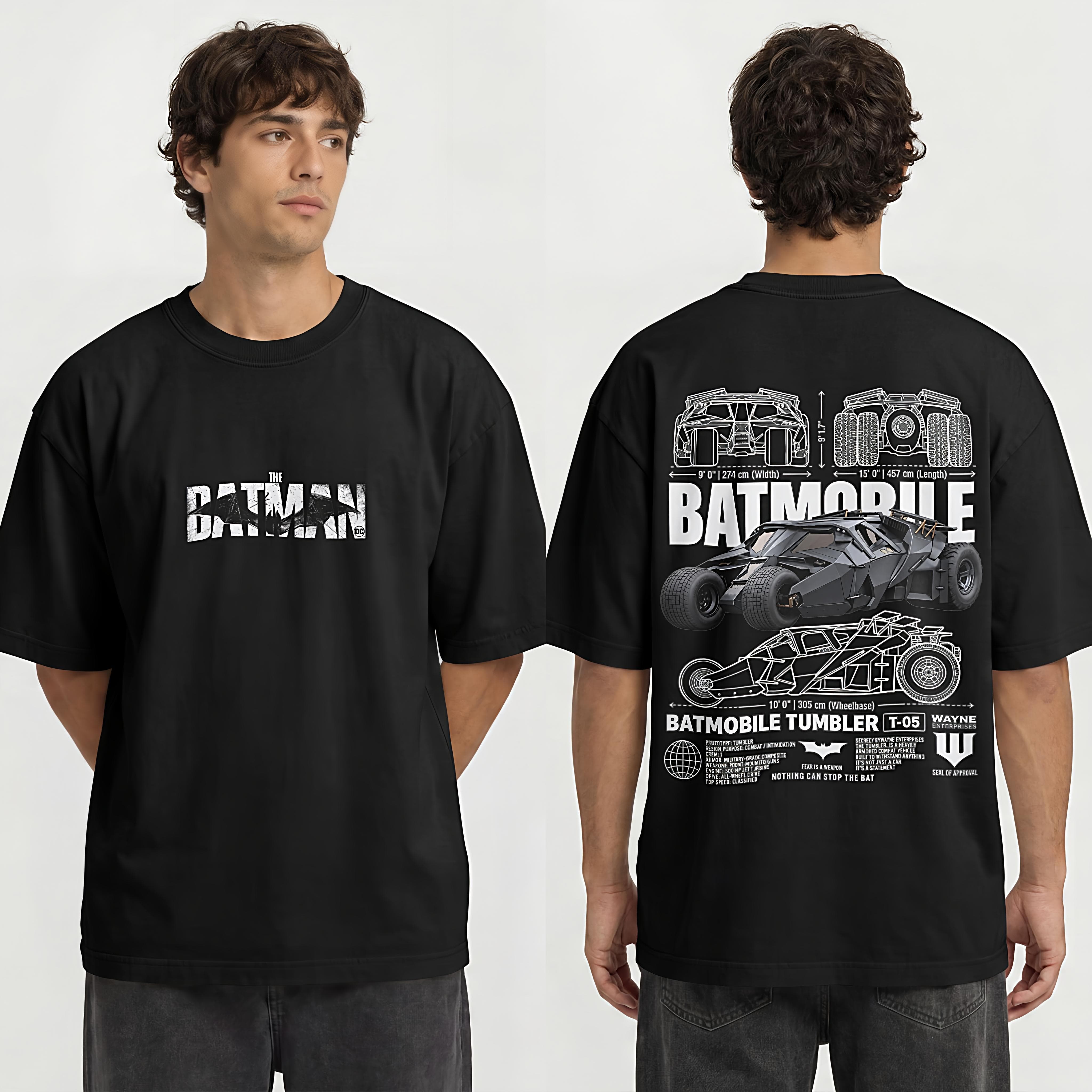 Batman Batmobile Oversized Tee